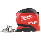 Milwaukee 6ft/2m Keychain Tape Measure | 48-22-1706