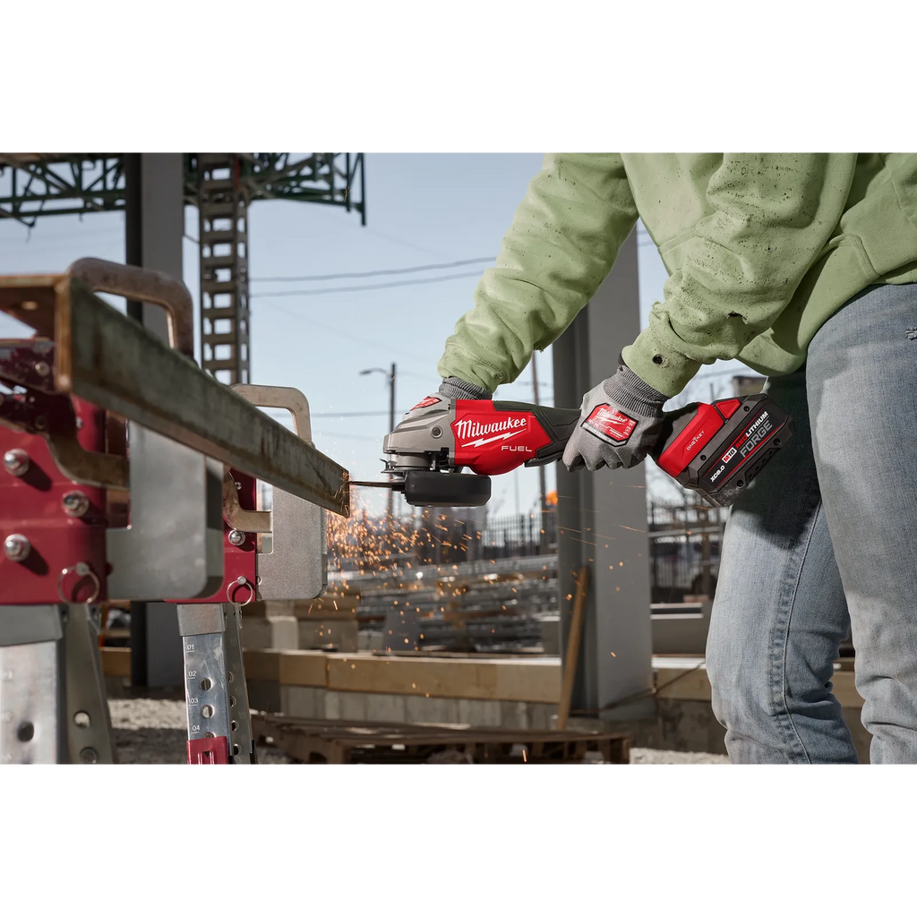 Milwaukee M18 FUEL 4-1/2"-6" Variable Speed Braking Grinder, Paddle Switch with ONE-KEY – Configuration Options