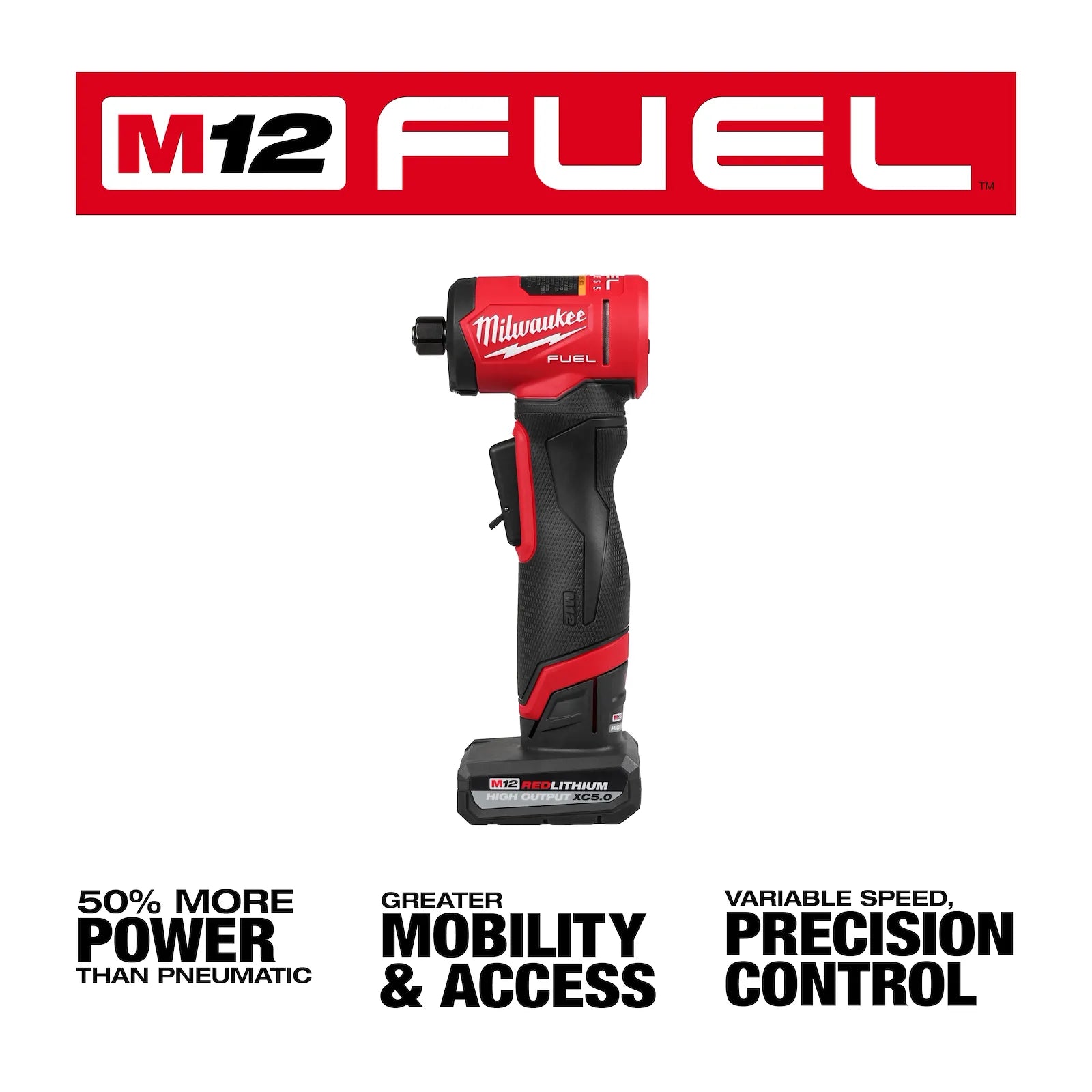 M12 FUEL™ 1/4" Right Angle Die Grinder
