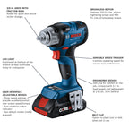 Bosch GDS18V-230C 3/8 In. Impact Wrench
