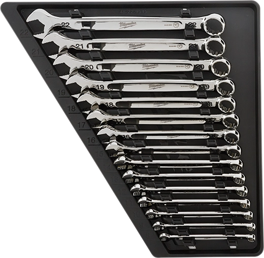 15pc Combination Wrench Set - Metric