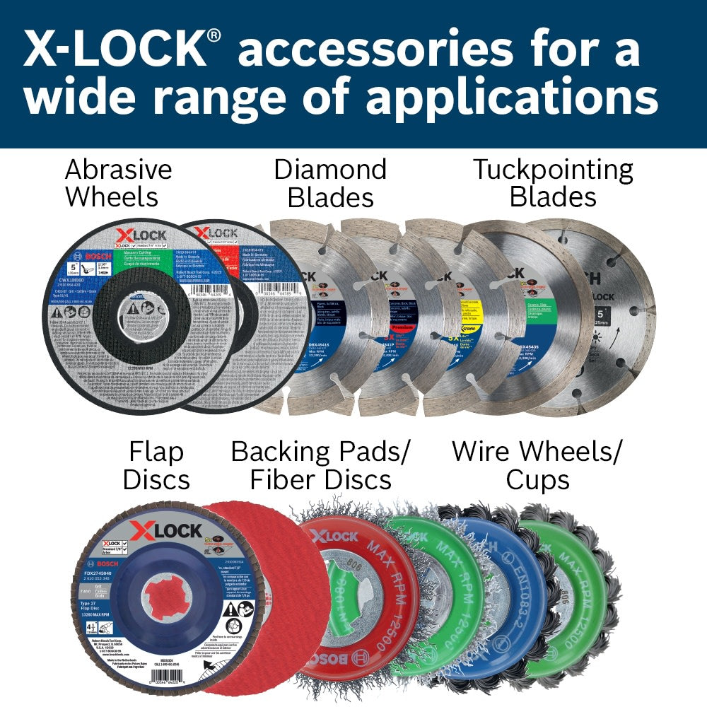 Bosch FBX4536 25 pc. 4-1/2 In. 36 Grit X-LOCK Coarse Grit Abrasive Fiber Discs