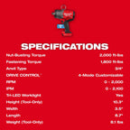 M18 FUEL™ 3/4" High Torque Impact Wrench w/ ONE-KEY™
