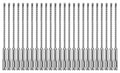 Bosch HCFC2011B25 25 pc. 3/16 In. x 4 In. x 6-1/2 In. SDS-plus Bulldog Xtreme Carbide Rotary Hammer Drill Bits