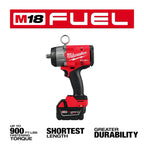 M18 FUEL™ 1/2" High Torque Impact Wrench w/ Pin Detent