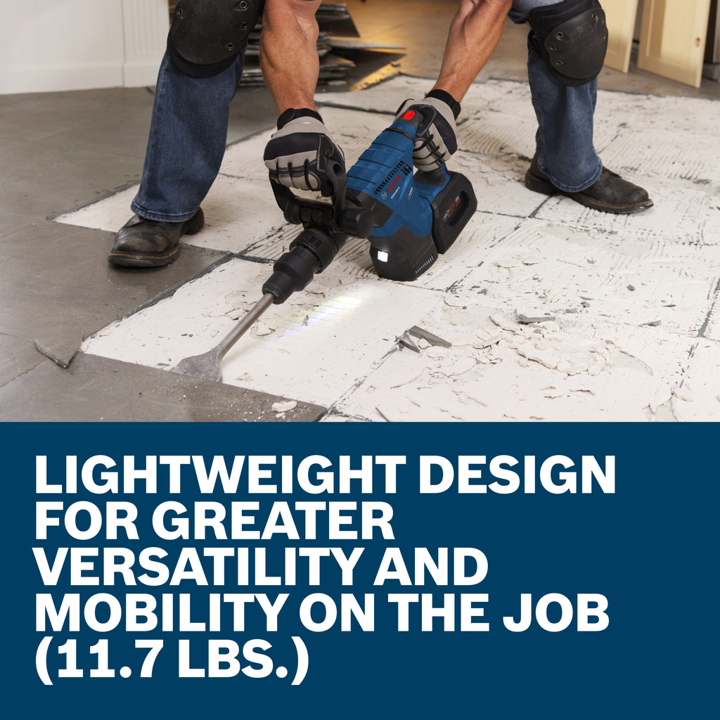 Bosch GSH18V-5L212 PROFACTOR SDS-max Demolition Hammer with L-Boxx-2 and (2) 12 Ah PROFACTOR Batteries
