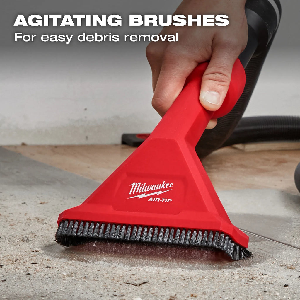 Milwaukee AIR-TIP Rocking Utility Nozzle with  Brushes | 49-90-2038