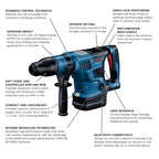 Bosch GBH18V-36CN PROFACTOR 18V Connected-Ready SDS-max 1-9/16 In. Rotary Hammer (Tool Only)