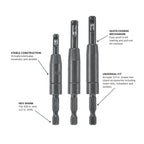Bosch CC2430 3 pc. Screwdriving Bits Set
