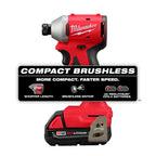 M18™ Compact Brushless 1/4" Hex Impact Driver