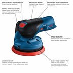 Bosch GEX12V-5N 12V Max Brushless 5 In. Random Orbit Sander (Tool Only)