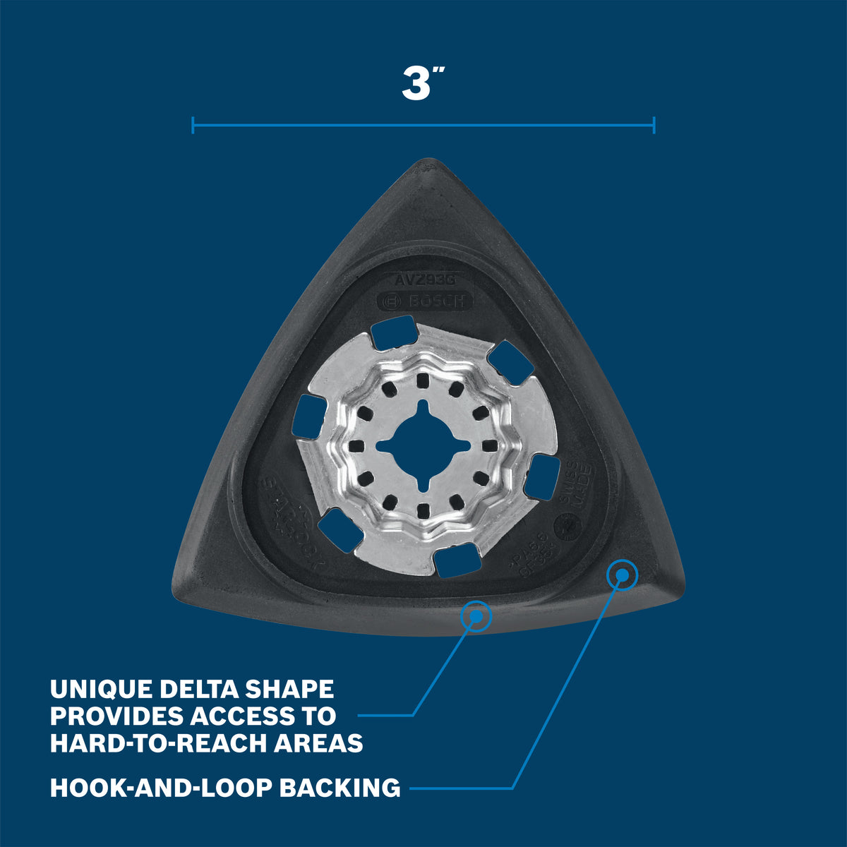 Bosch OSL350SPD Starlock Oscillating Multi-Tool Delta Sanding Pad