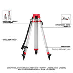 Milwaukee M18 Red Exterior Rotary Laser Level Kit with  Receiver, Tripod, & Grade Rod | 3701-21T