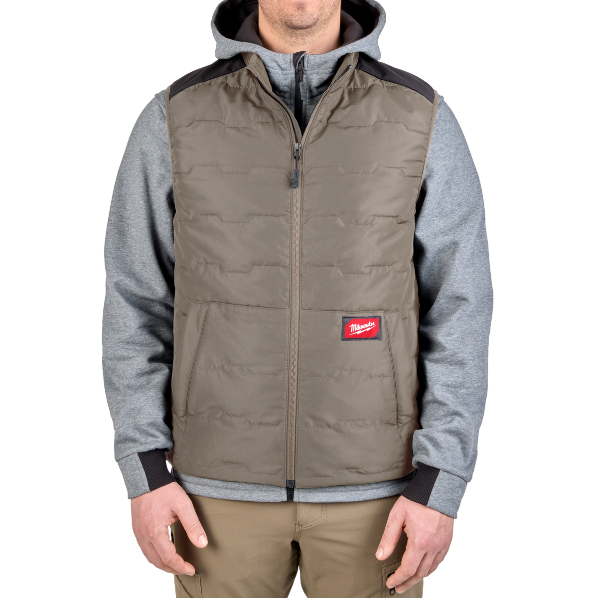 Milwaukee FREEFLEX Lightweight Insulated Vest - Brown