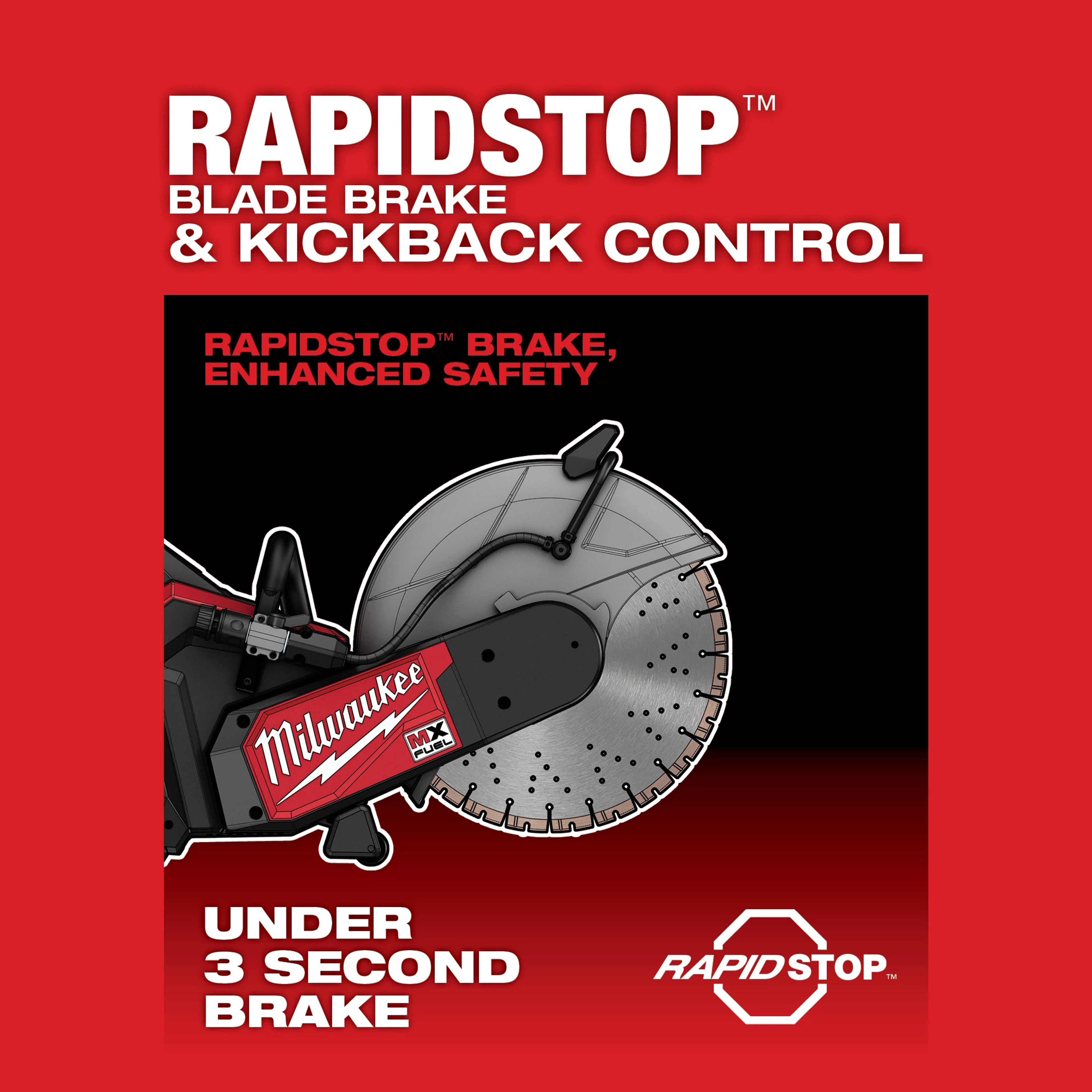 MX FUEL™ 14" Cut-Off Saw w/ RAPIDSTOP™