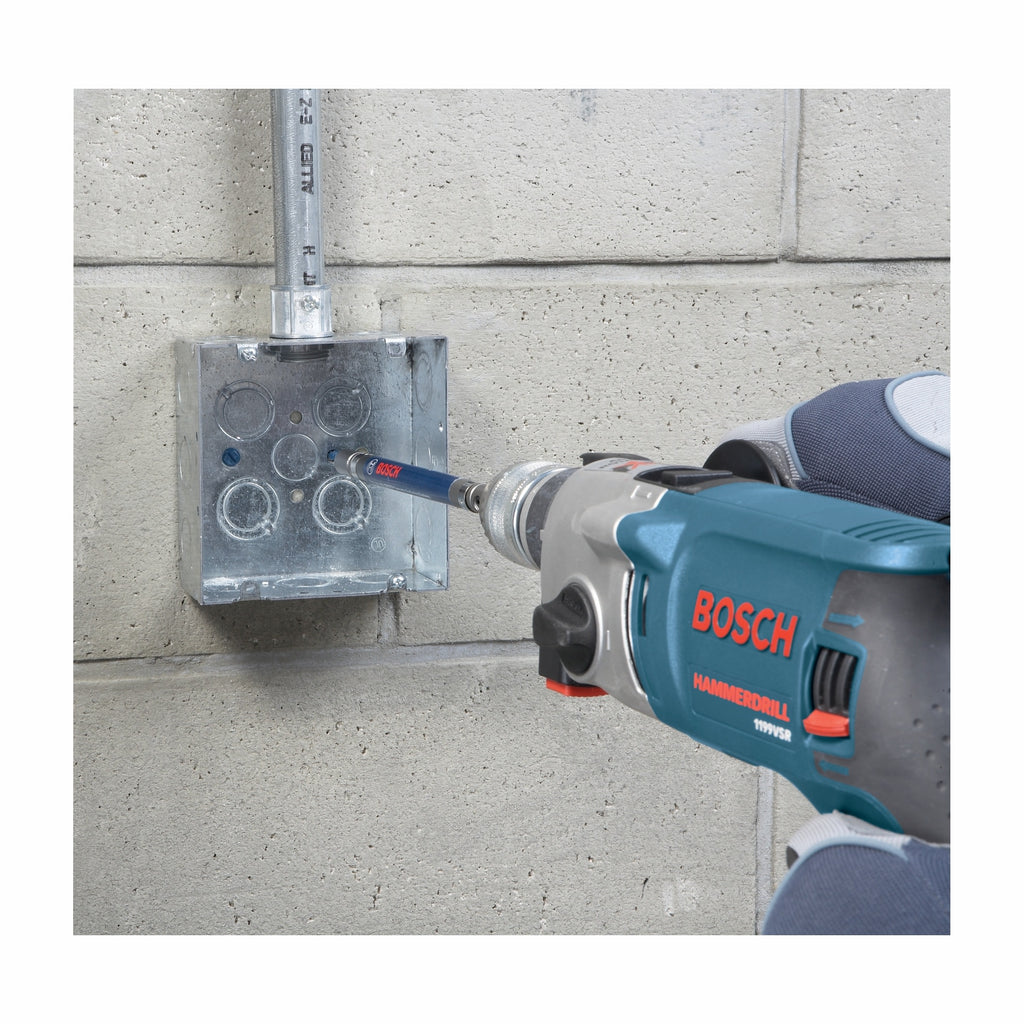 Bosch TC400 3/16 In. x 3-1/2 In. Flat Shank Hex Masonry Drill Bit