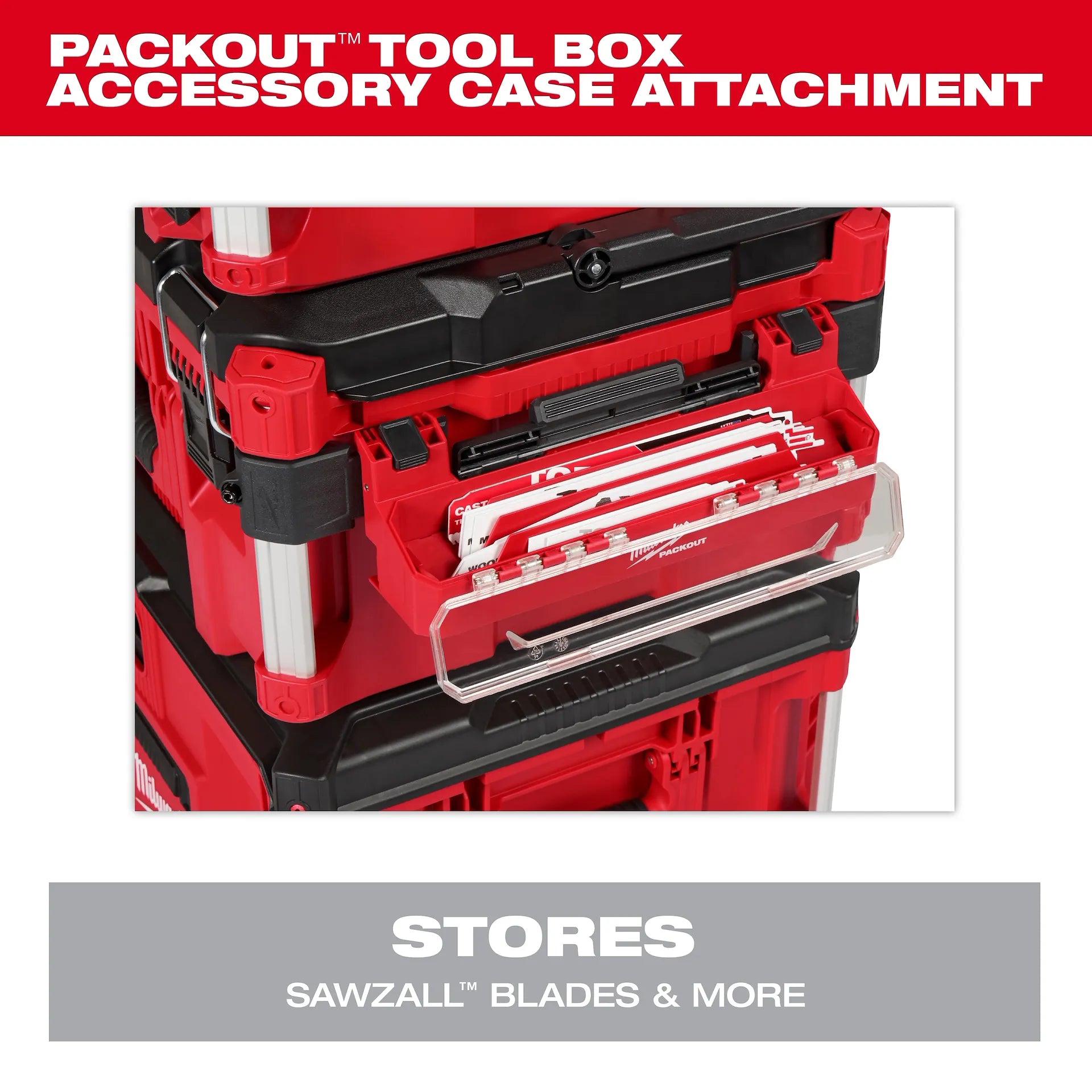 PACKOUT™ Tool Box Accessory Case Attachment