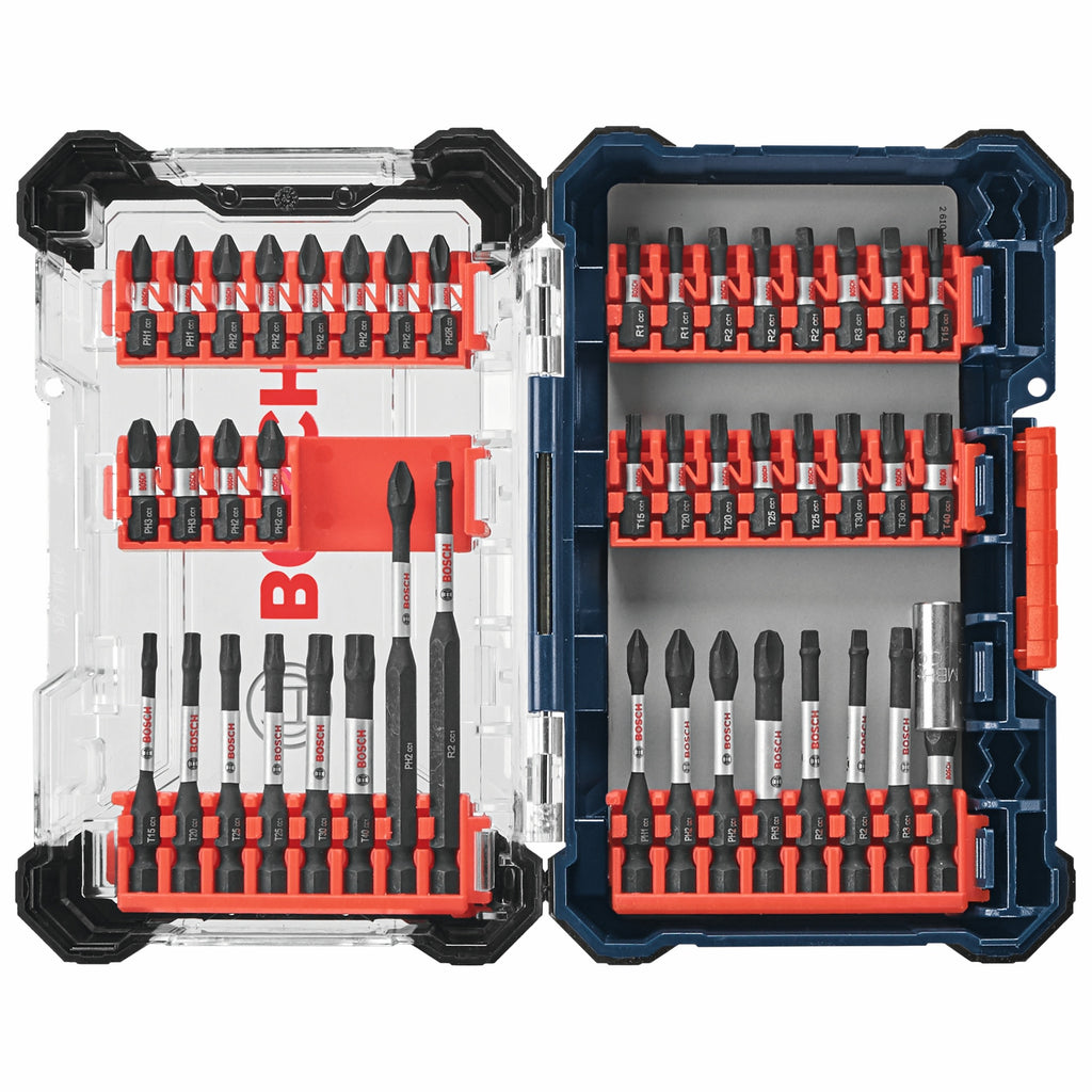 Bosch SDMSD44 44 pc. Driven Impact Screwdriving Custom Case Set