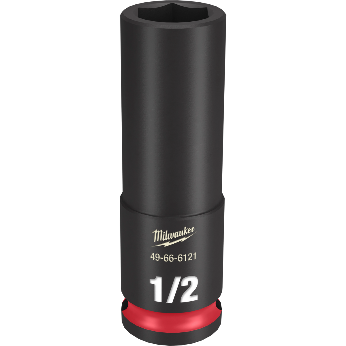 Milwaukee SHOCKWAVE Impact Duty 3/8"Drive 1/2" Deep 6 Point Socket | 49-66-6121