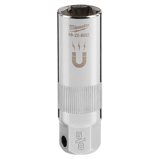 Milwaukee 3/8" Drive 5/8" Magentic Spark Plug Socket | 48-22-9552