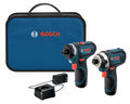 Bosch CLPK27-120 12V Max 2-Tool Combo Kit with Two-Speed Pocket Driver, Impact Driver and (2) 2.0 Ah Batteries