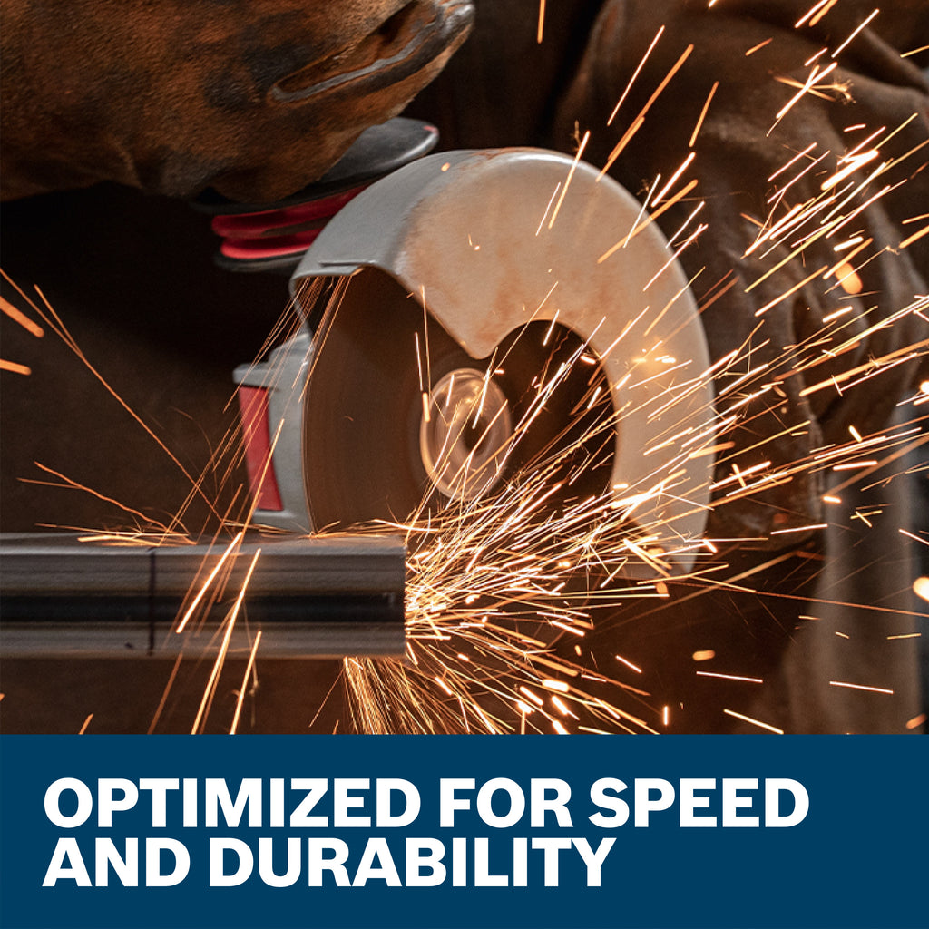Bosch TCWX1S450P10 10 pc. 4-1/2 In. x .045 In. Type 1/41 X-LOCK Metal/Stainless Steel Fast Cutting Abrasive Wheel 60 Grit