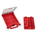 3/8” Drive 28pc Ratchet & Socket Set with PACKOUT™ Low-Profile Compact Organizer - SAE