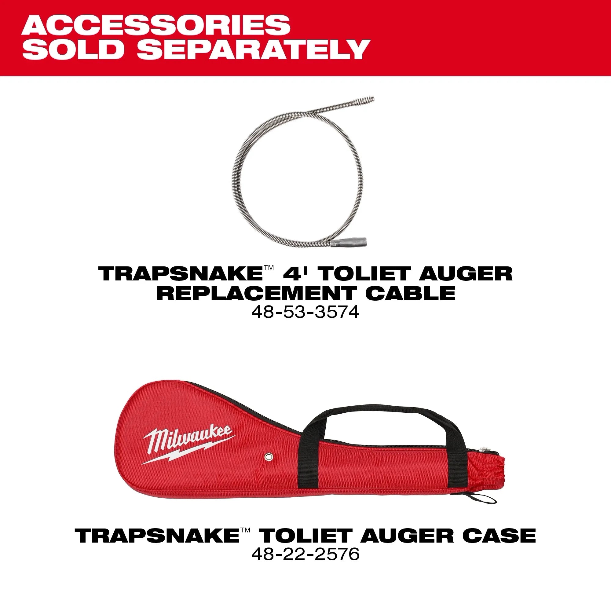 M12™ TRAPSNAKE™  4' Urinal Auger