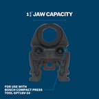Bosch GPTCP125CUSS 1-1/4 In. Compact Press Jaw