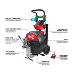 MX FUEL™ Sewer Drum Machine for 5/8“ - ¾“ Cable Kit