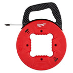 Milwaukee 25’ 1/4" Steel Fish Tape with  Low Profile Tip | 48-22-4181