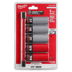 SHOCKWAVE™ Impact Duty 1/2 Drive SAE & Metric 5PC Lug Nut Wheel Socket Set - 49-66-7831 - image 5