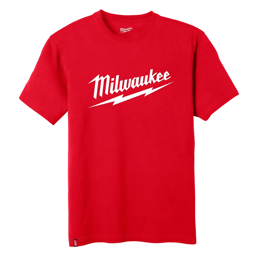 Milwaukee Heavy Duty Tee - Short Sleeve Logo Red L | 607R-L