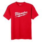 Milwaukee Heavy Duty Tee - Short Sleeve Logo Red L | 607R-L