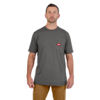Milwaukee GRIDIRON Pocket T-Shirt - Short Sleeve - Gray