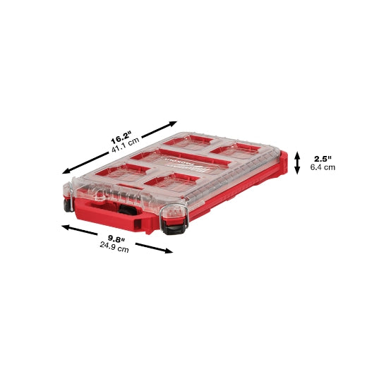 Milwaukee PACKOUT Low-Profile Compact Organizer | 48-22-8436