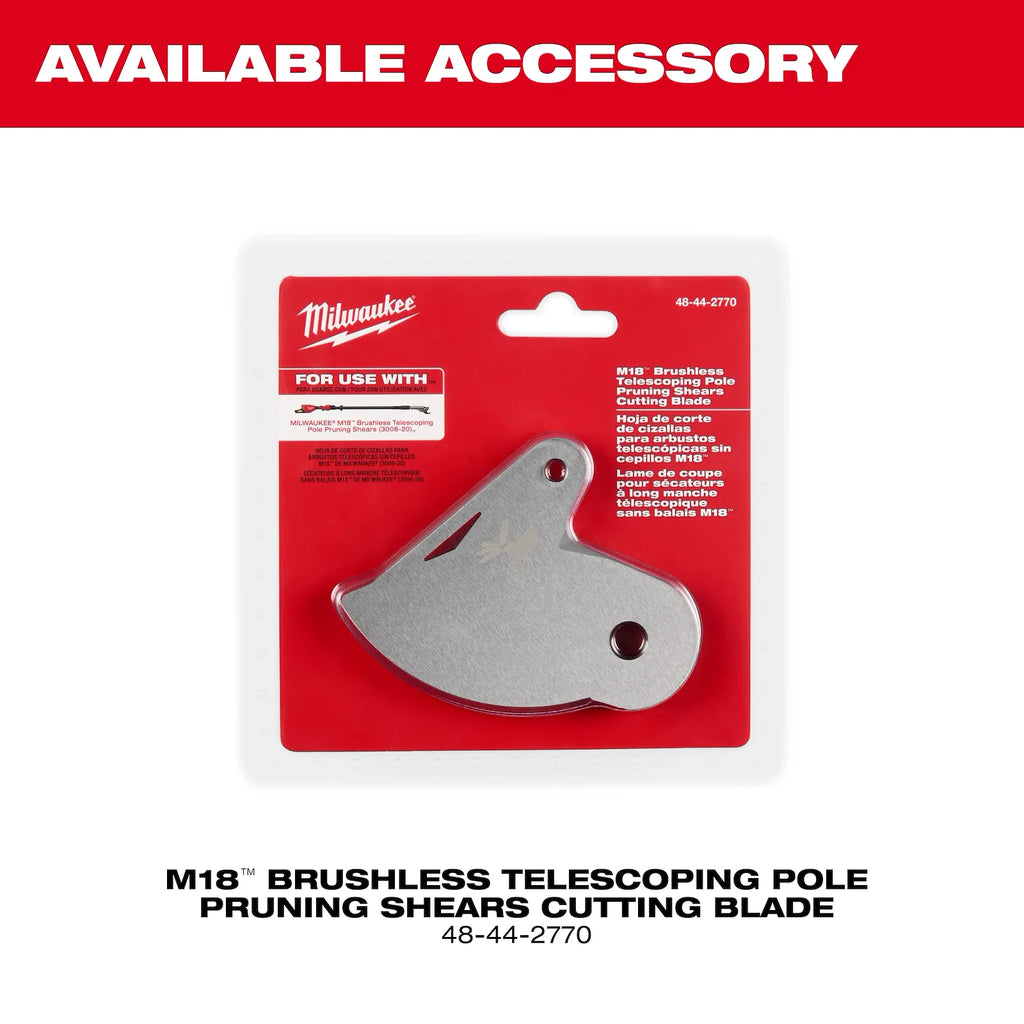 Milwaukee M18 Brushless Telescoping Pole Pruning Shears – Configuration Options