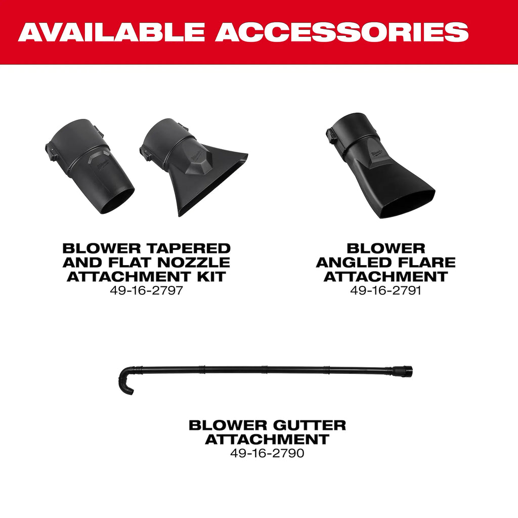 Milwaukee M18 FUEL Blower – Configuration Options