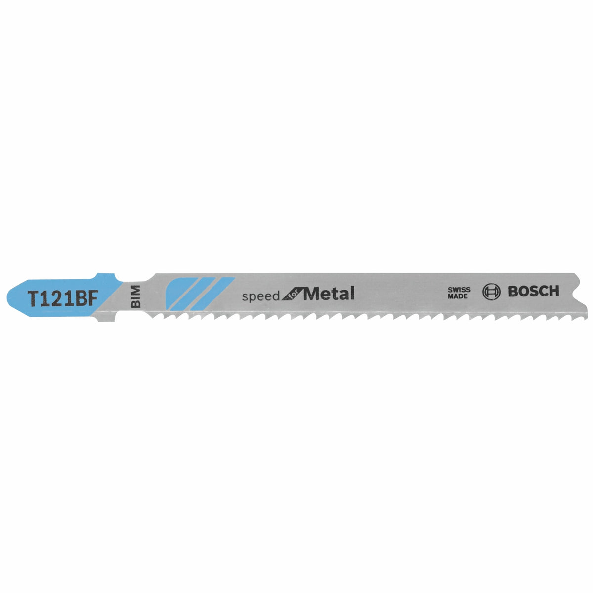 Bosch T121BF3 3 pc. 3-5/8 In. 12 TPI Speed for Metal T-Shank Jig Saw Blades