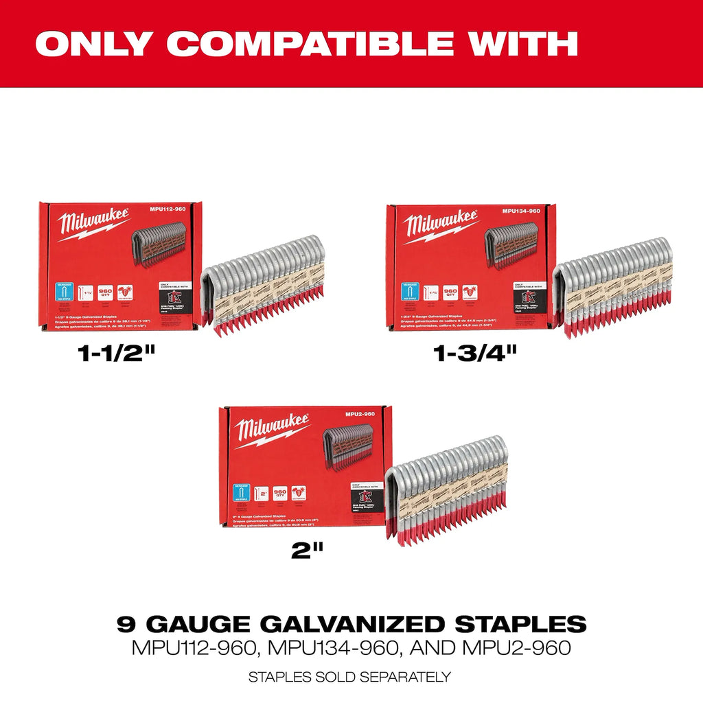 Milwaukee M18 FUEL UTILITY FENCING STAPLER – Configuration Options