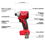 M18™ Compact Brushless 1/4" Hex Impact Driver
