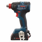Bosch GXL18V-497B23 18V 4-Tool Combo Kit with Two-In-One 1/4 In. and 1/2 In. Bit/Socket Impact Driver/Wrench, 1/2 In. Hammer Drill/Driver, 6-1/2 In. Circular Saw and LED Worklight with (1) CORE18V 4 Ah Advanced Power Battery and (1) 2 Ah Standard Power Battery