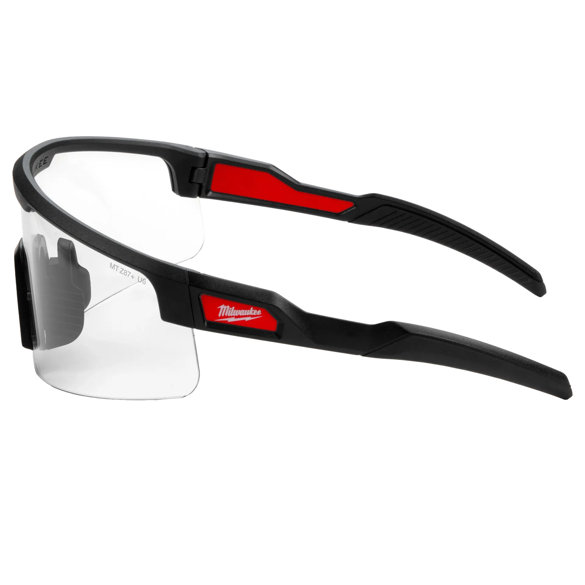 Wrap Around Safety Glasses - Mirrored Anti-Scratch Lenses