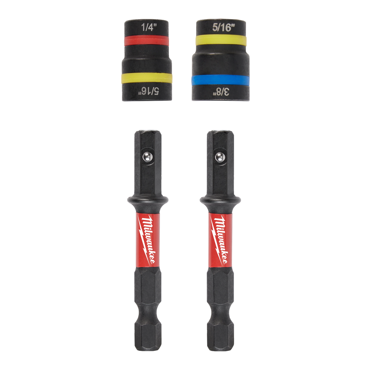 2PC SHOCKWAVE™ Impact Duty QUIK-CLEAR™ 2-in-1 Magnetic Nut Driver Set