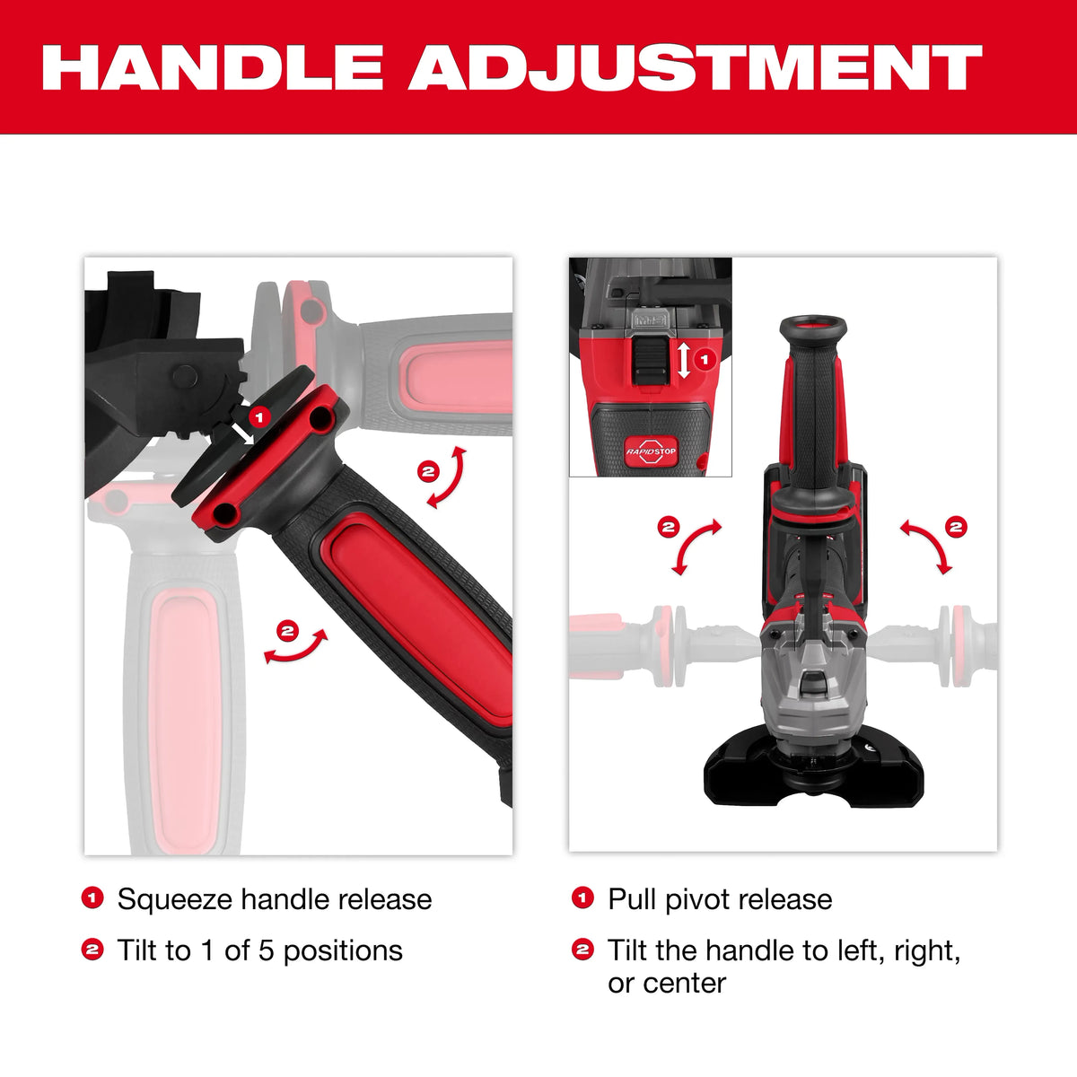 Milwaukee M18 FUEL 4 1/2" - 6" Dual Trigger Braking Grinder, Paddle Switch with  ONE KEY | 3676-20