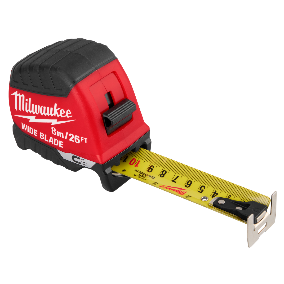 Milwaukee 8m/26ft Wide Blade Magnetic Tape Measure | 48-22-1226M