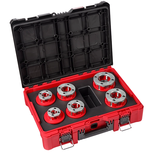 Milwaukee 1/2"-2" HIGH SPEED NPT Portable Pipe Threading Forged Aluminum Die Head Kit | 48-36-1060