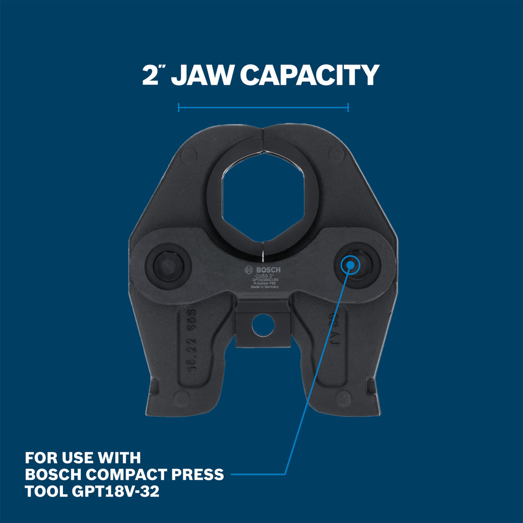 Bosch GPTSD200CUSS 2 In. Standard Press Jaw