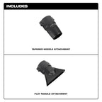 Blower Tapered and Flat Nozzle Attachment Kit
