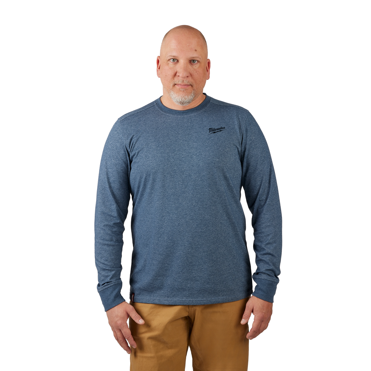 Milwaukee FREEFLEX Hybrid Work Tee - Long Sleeve - Blue